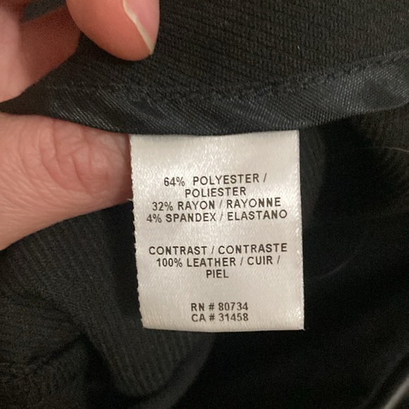 BCBG Leather Contrast Flares - Picture 5 of 5